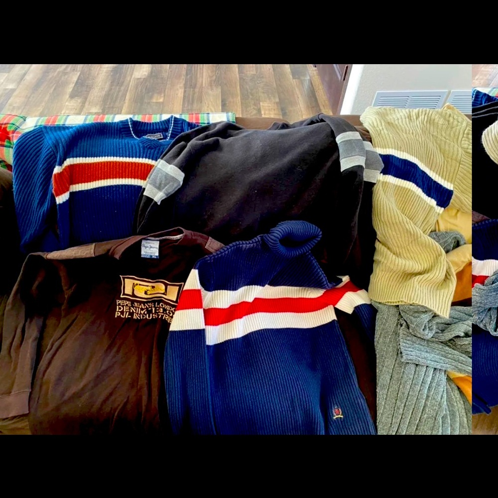 8-Men’s Top Sweater Bundle